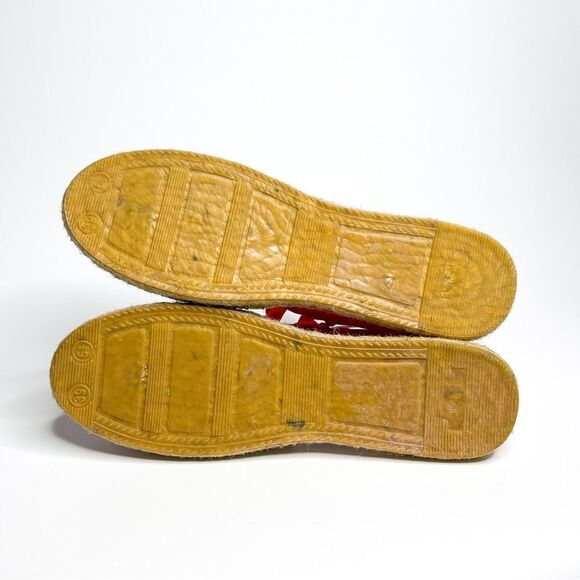 🍋 Hand Made • NEW Women’s Catalan Espadrilles Dali Special Intense Red Sz 39EU - Picture 5 of 9